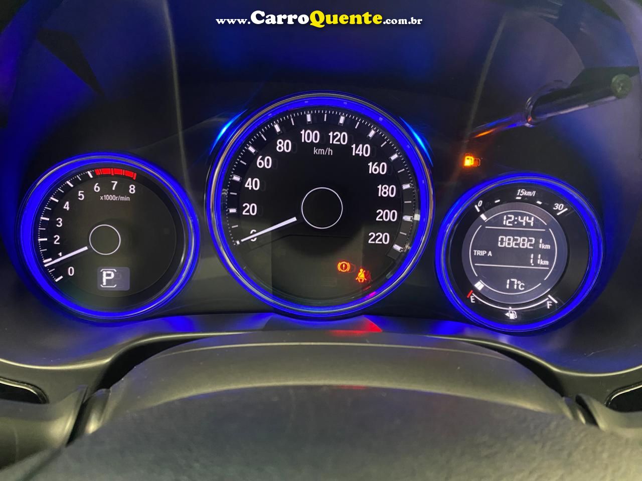 HONDA   CITY SEDAN EX 1.5 FLEX 16V 4P AUT.   CINZA 2015 1.5 FLEX - Loja