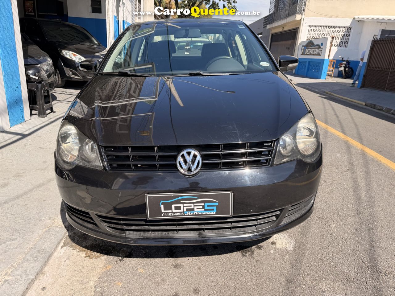 VOLKSWAGEN   POLO SEDAN 1.6 MI TOTAL FLEX 8V 4P   PRETO 2014 1.6 FLEX - Loja