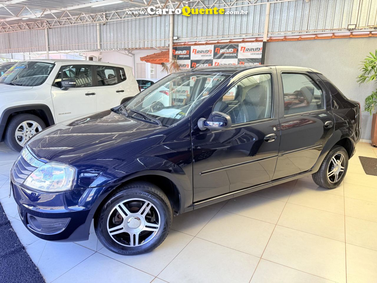 RENAULT   LOGAN EXPRES.EXP. UP HI-FLEX 1.0 16V 4P   AZUL 2013 1.0 FLEX - Loja
