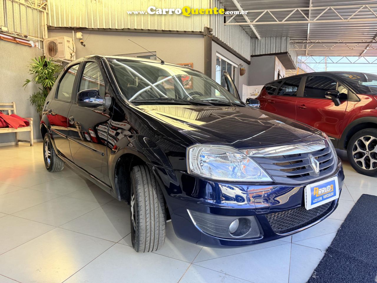 RENAULT   LOGAN EXPRES.EXP. UP HI-FLEX 1.0 16V 4P   AZUL 2013 1.0 FLEX - Loja