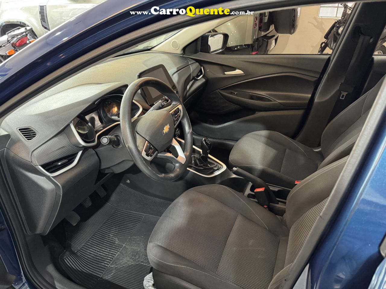 CHEVROLET   ONIX HATCH LT 1.0 12V FLEX 5P MEC.   AZUL 2022 1.0 FLEX - Loja