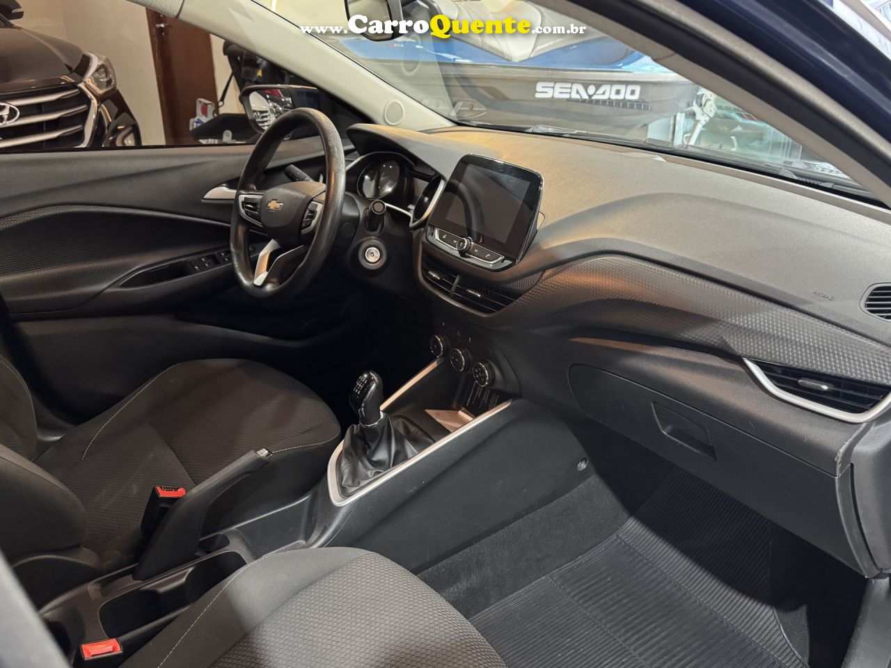 CHEVROLET   ONIX HATCH LT 1.0 12V FLEX 5P MEC.   AZUL 2022 1.0 FLEX - Loja