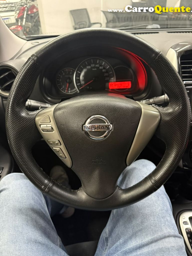 NISSAN   MARCH SL 1.6 16V FLEXSTART 5P AUT.   PRETO 2018 1.6 GASOLINA - Loja