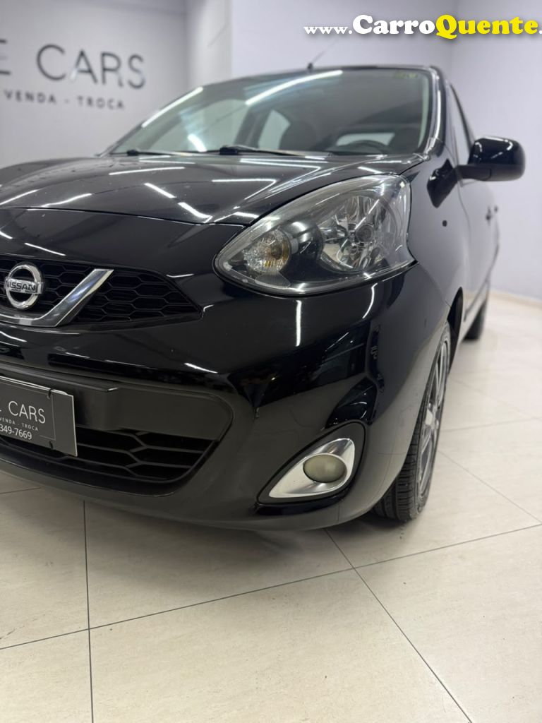 NISSAN   MARCH SL 1.6 16V FLEXSTART 5P AUT.   PRETO 2018 1.6 GASOLINA - Loja