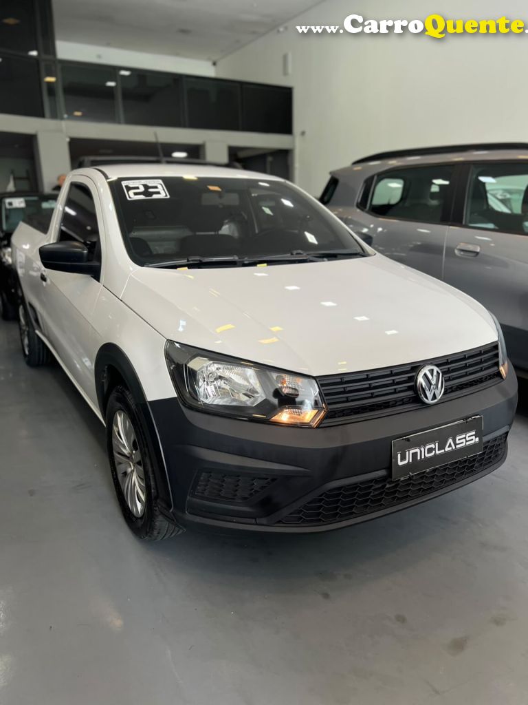 VOLKSWAGEN   SAVEIRO ROBUST 1.6 TOTAL FLEX 16V    BRANCO 2023 1.6 FLEX - Loja