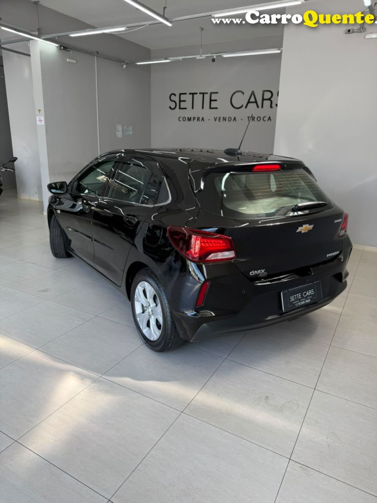CHEVROLET   ONIX HATCH PREM. 1.0 12V TB FLEX 5P AUT.   PRETO 2020 1.0 FLEX - Loja