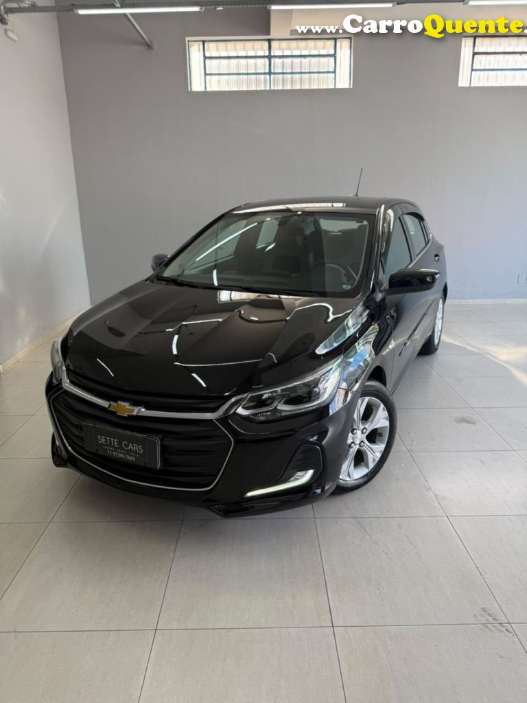 CHEVROLET   ONIX HATCH PREM. 1.0 12V TB FLEX 5P AUT.   PRETO 2020 1.0 FLEX - Loja