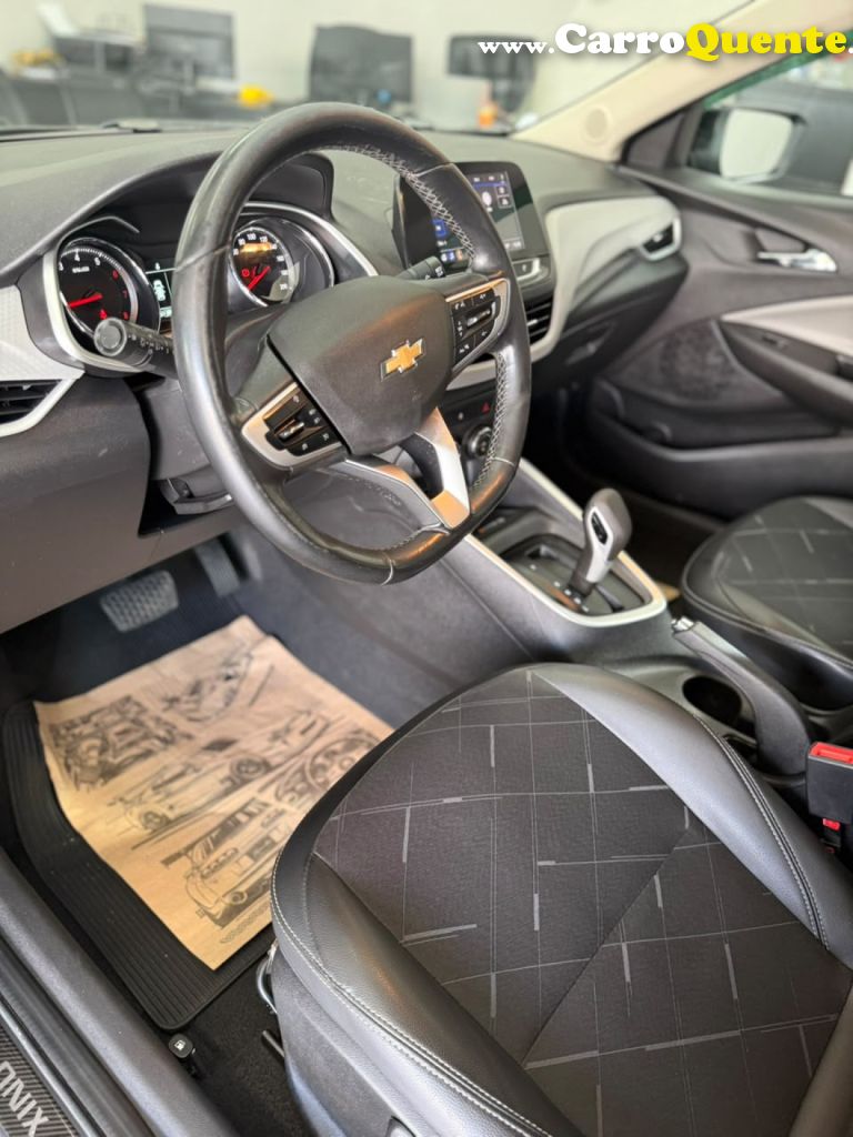 CHEVROLET   ONIX HATCH PREM. 1.0 12V TB FLEX 5P AUT.   PRETO 2020 1.0 FLEX - Loja