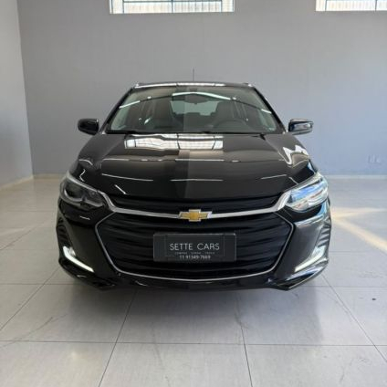 CHEVROLET   ONIX HATCH PREM. 1.0 12V TB FLEX 5P AUT.   PRETO 2020 1.0 FLEX