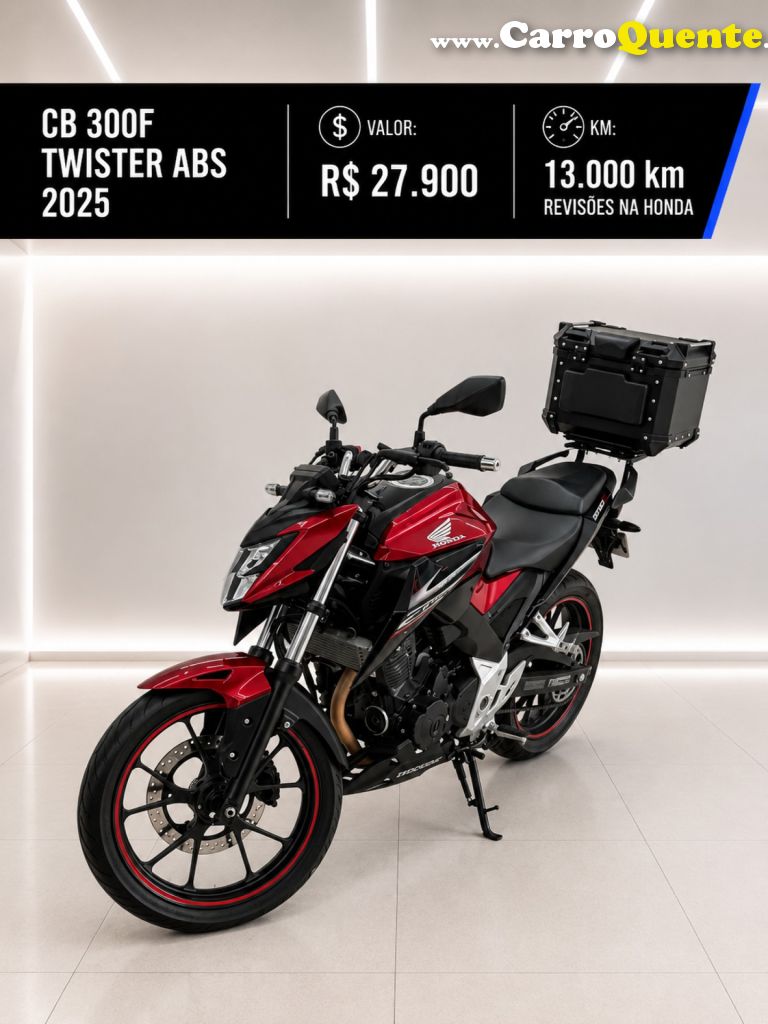 HONDA   CB 300F TWISTER FLEX   VERMELHO 2025 300CC FLEX - Loja