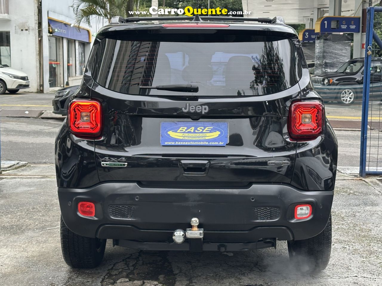 JEEP   RENEGADE LONGITUDE 2.0 4X4 TB DIESEL AUT   PRETO 2021 2.0 DIESEL - Loja