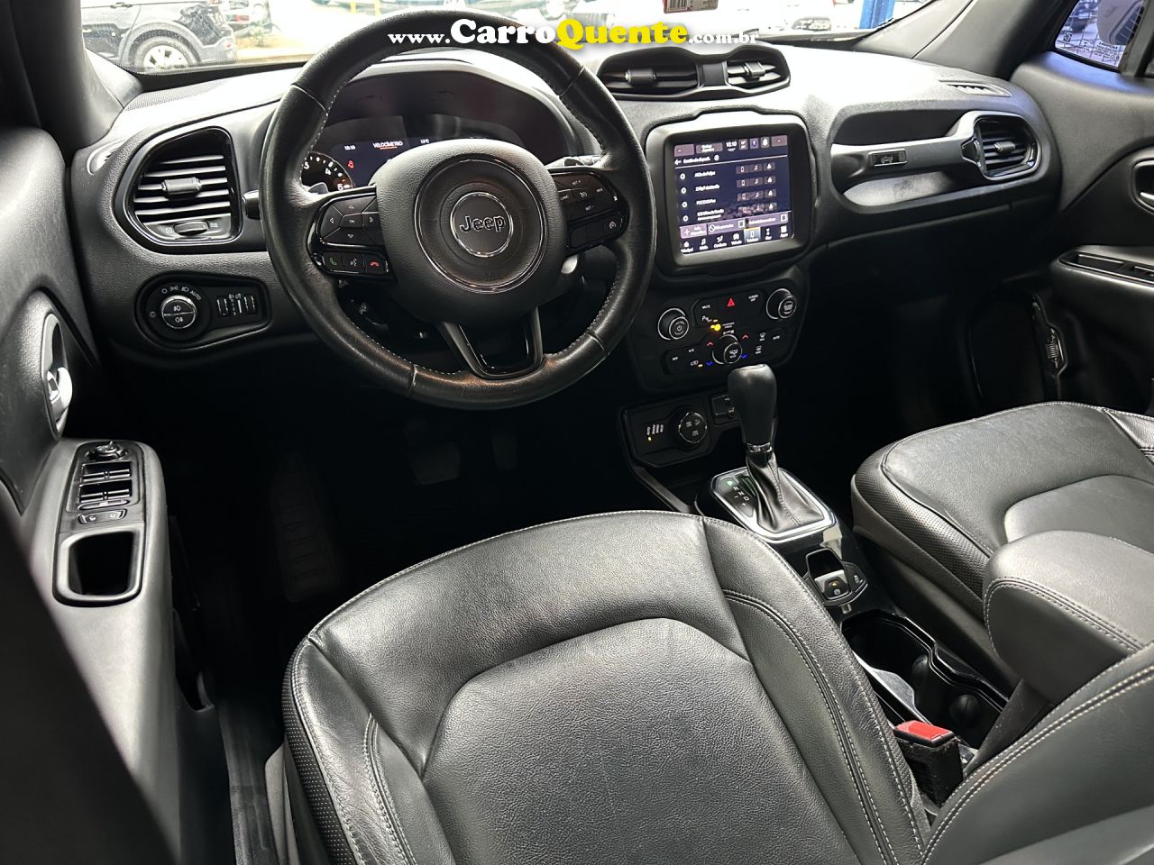 JEEP   RENEGADE LONGITUDE 2.0 4X4 TB DIESEL AUT   PRETO 2021 2.0 DIESEL - Loja