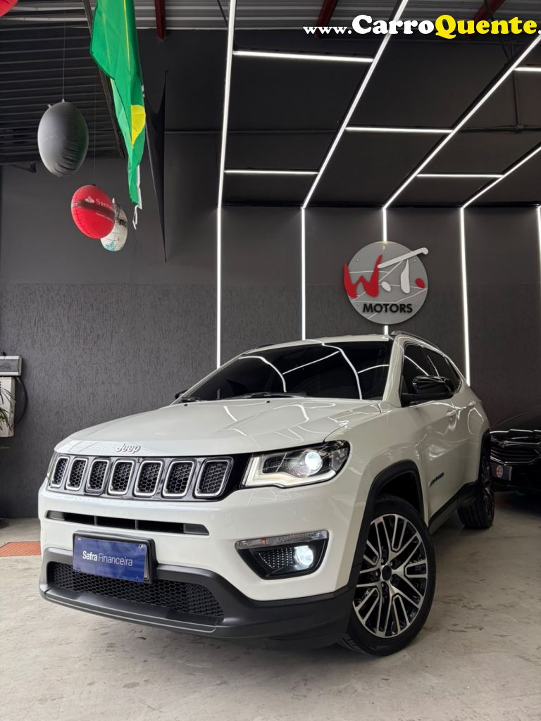 JEEP   COMPASS LONGITUDE 2.0 4X2 FLEX 16V AUT.   BRANCO 2018 2.0 FLEX - Loja