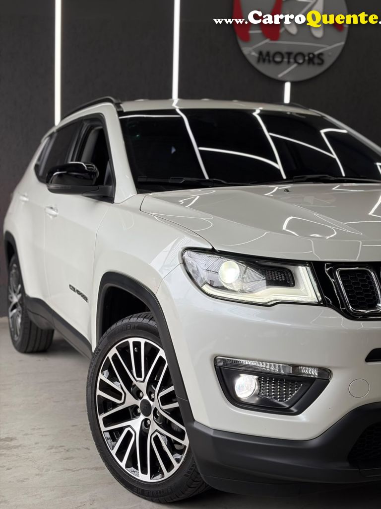 JEEP   COMPASS LONGITUDE 2.0 4X2 FLEX 16V AUT.   BRANCO 2018 2.0 FLEX - Loja