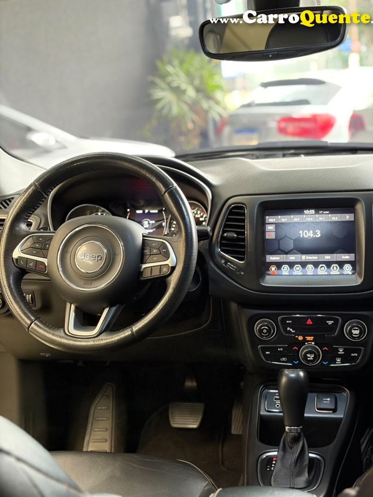 JEEP   COMPASS LONGITUDE 2.0 4X2 FLEX 16V AUT.   BRANCO 2018 2.0 FLEX - Loja