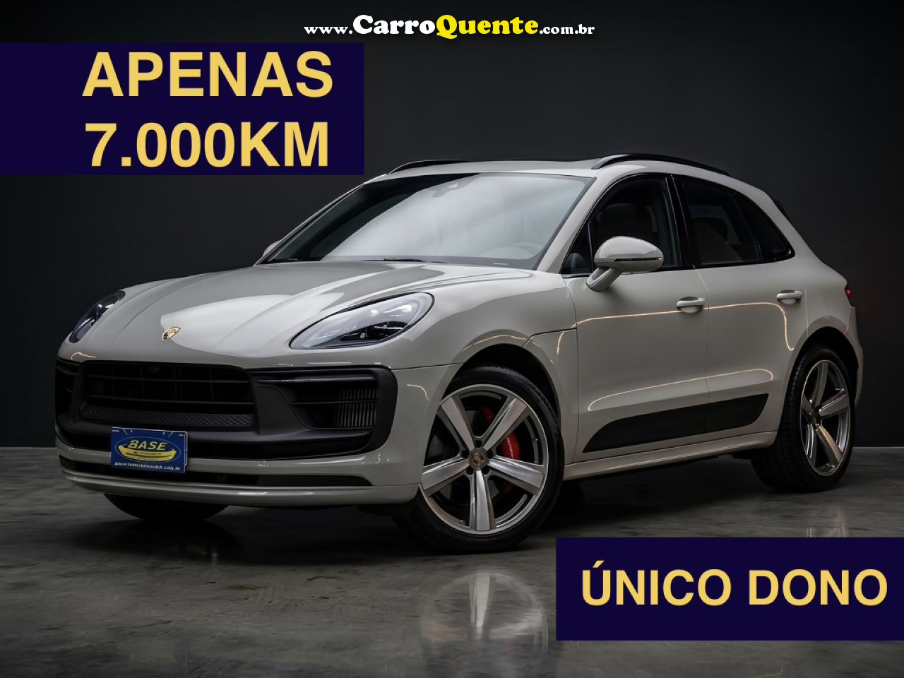 PORSCHE   MACAN GTS 2.9 BI-TURBO    CINZA 2024 2.9 T GASOLINA - Loja