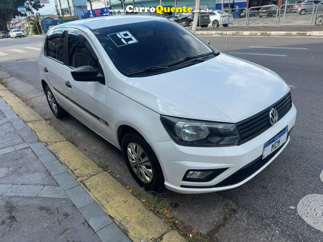 VOLKSWAGEN   GOL 1.6 MSI FLEX 8V 5P   BRANCO 2019 1.6 FLEX - Loja