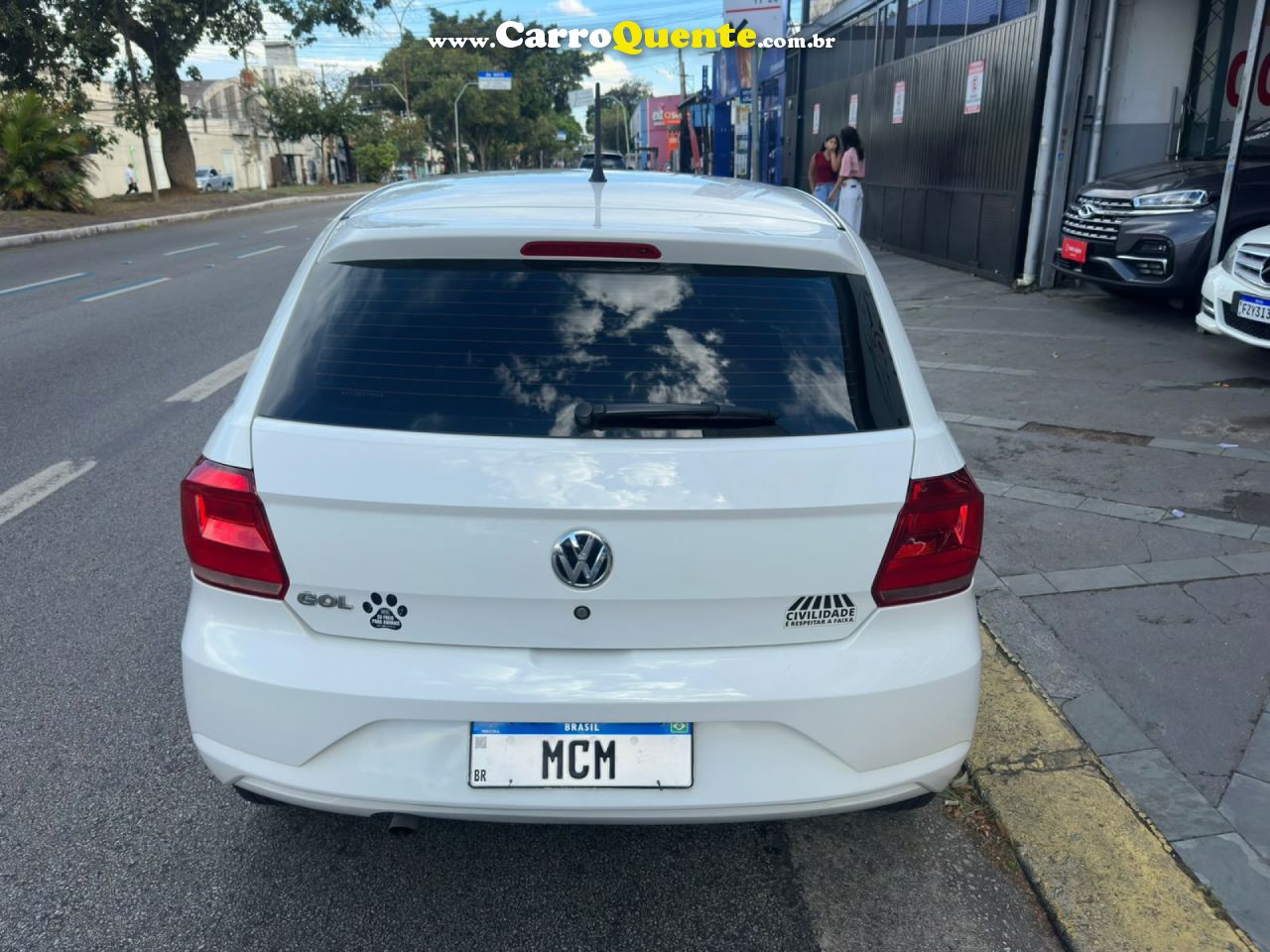VOLKSWAGEN   GOL 1.6 MSI FLEX 8V 5P   BRANCO 2019 1.6 FLEX - Loja