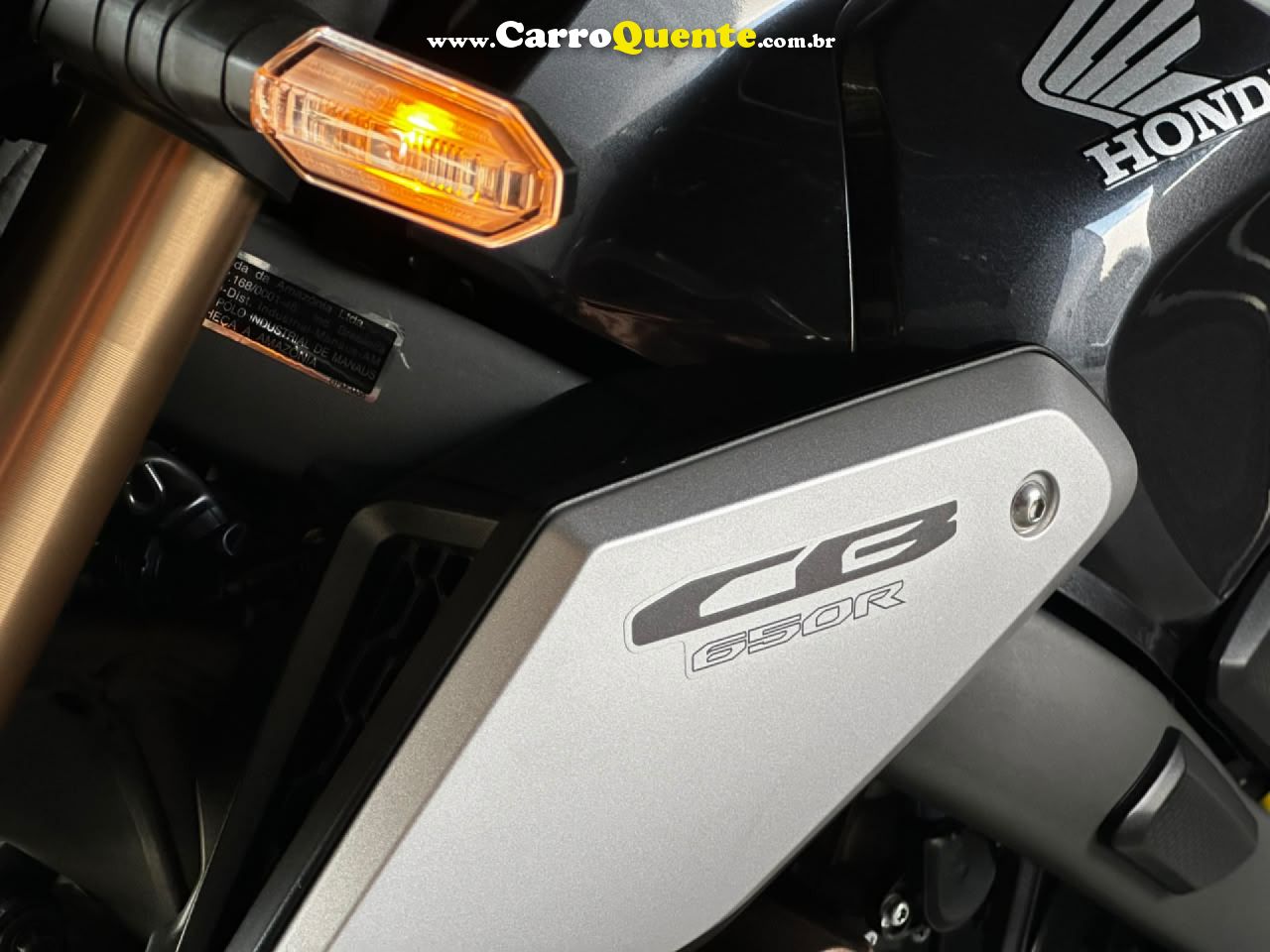 HONDA   CB 650R   CINZA 2022 650 GASOLINA - Loja