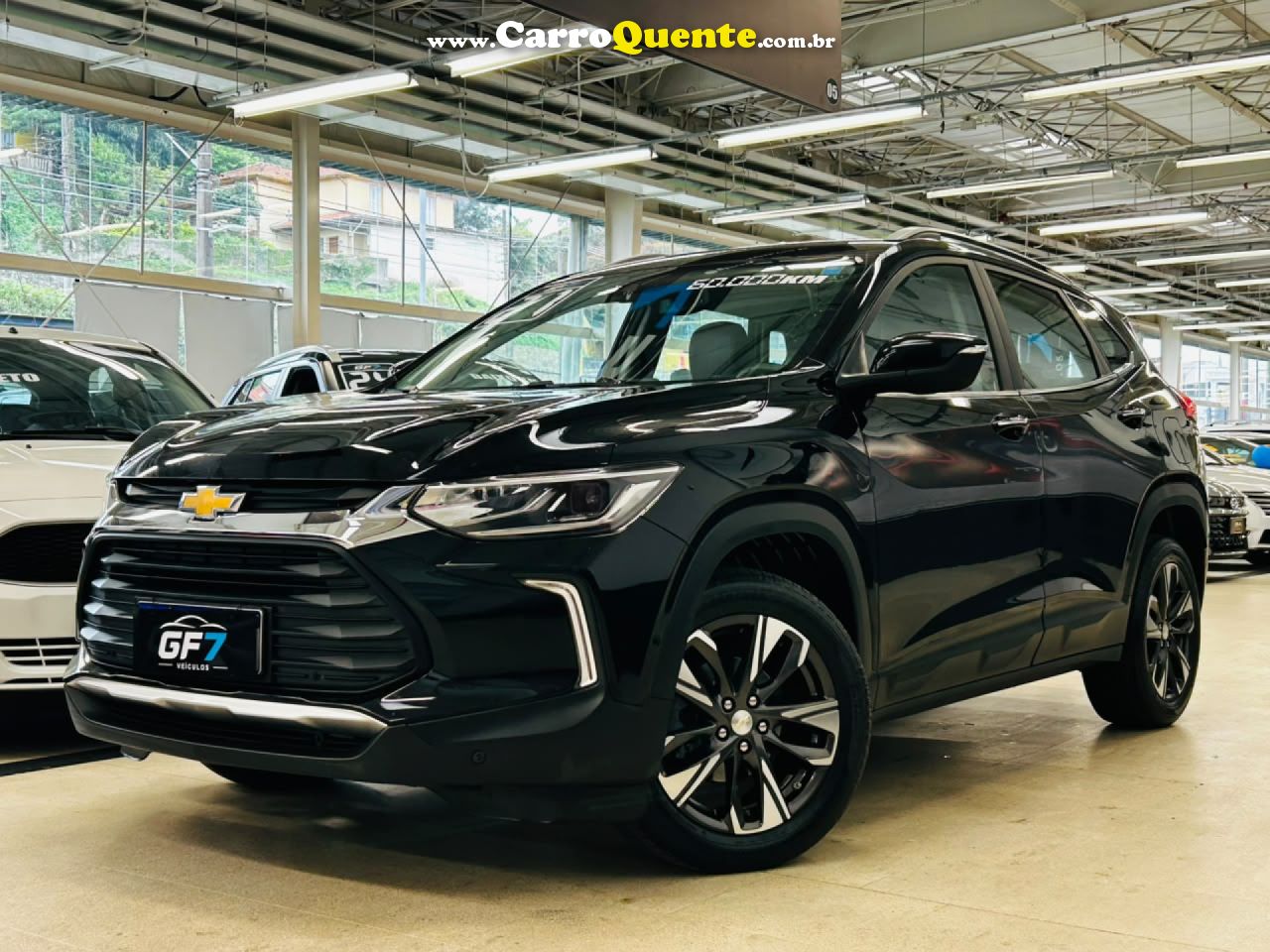CHEVROLET   TRACKER PREMIER 1.0 TURBO 12V FLEX AUT.   PRETO 2021 1.0 FLEX - Loja