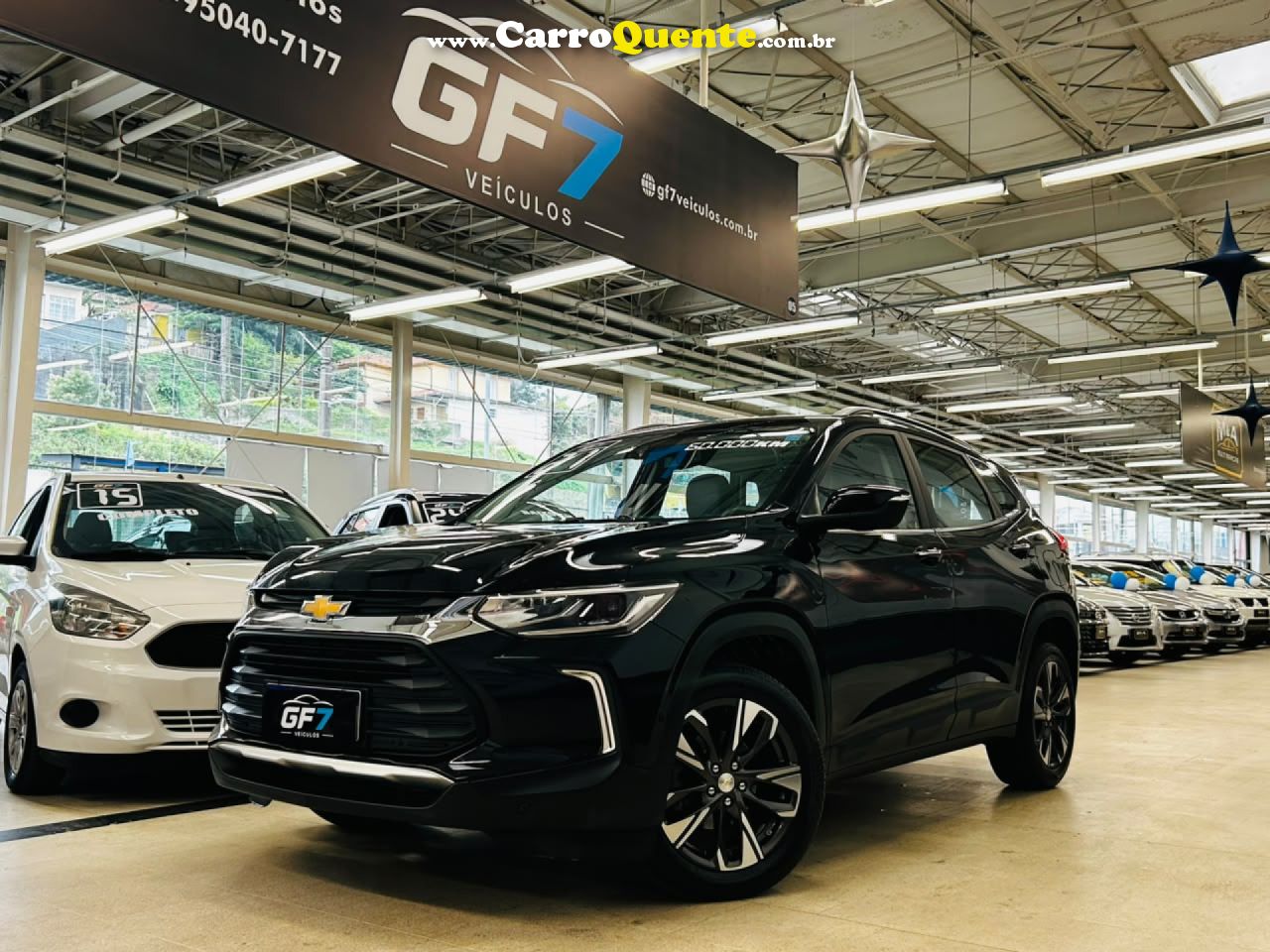 CHEVROLET   TRACKER PREMIER 1.0 TURBO 12V FLEX AUT.   PRETO 2021 1.0 FLEX - Loja