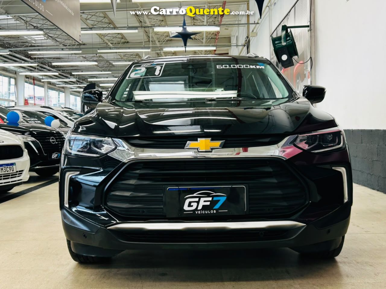 CHEVROLET   TRACKER PREMIER 1.0 TURBO 12V FLEX AUT.   PRETO 2021 1.0 FLEX - Loja