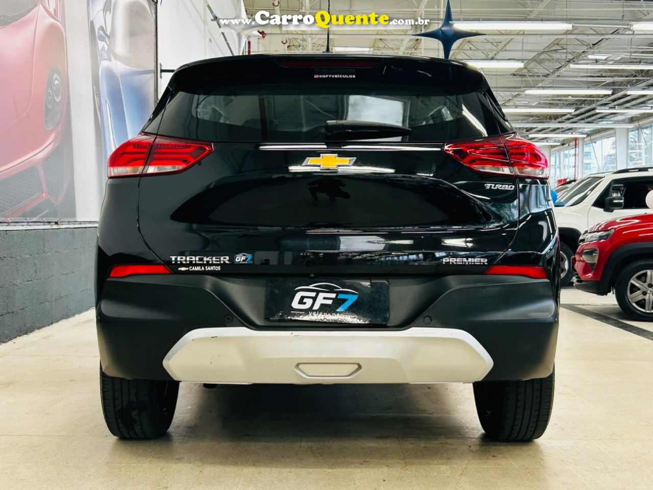 CHEVROLET   TRACKER PREMIER 1.0 TURBO 12V FLEX AUT.   PRETO 2021 1.0 FLEX - Loja