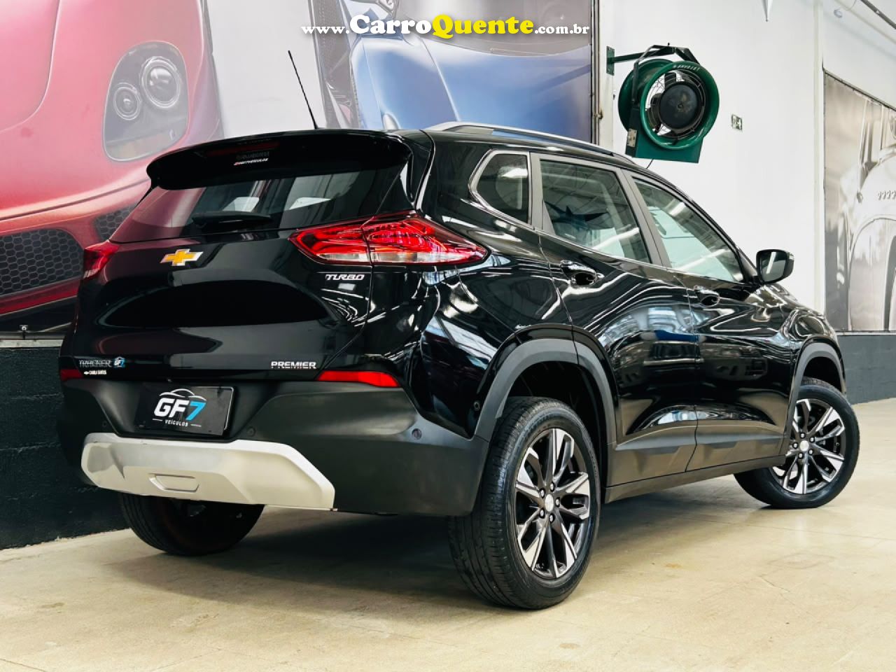 CHEVROLET   TRACKER PREMIER 1.0 TURBO 12V FLEX AUT.   PRETO 2021 1.0 FLEX - Loja