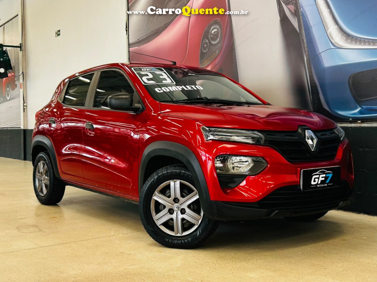RENAULT   KWID ZEN 1.0 FLEX 12V 5P MEC.   VERMELHO 2023 1.0 FLEX - Loja