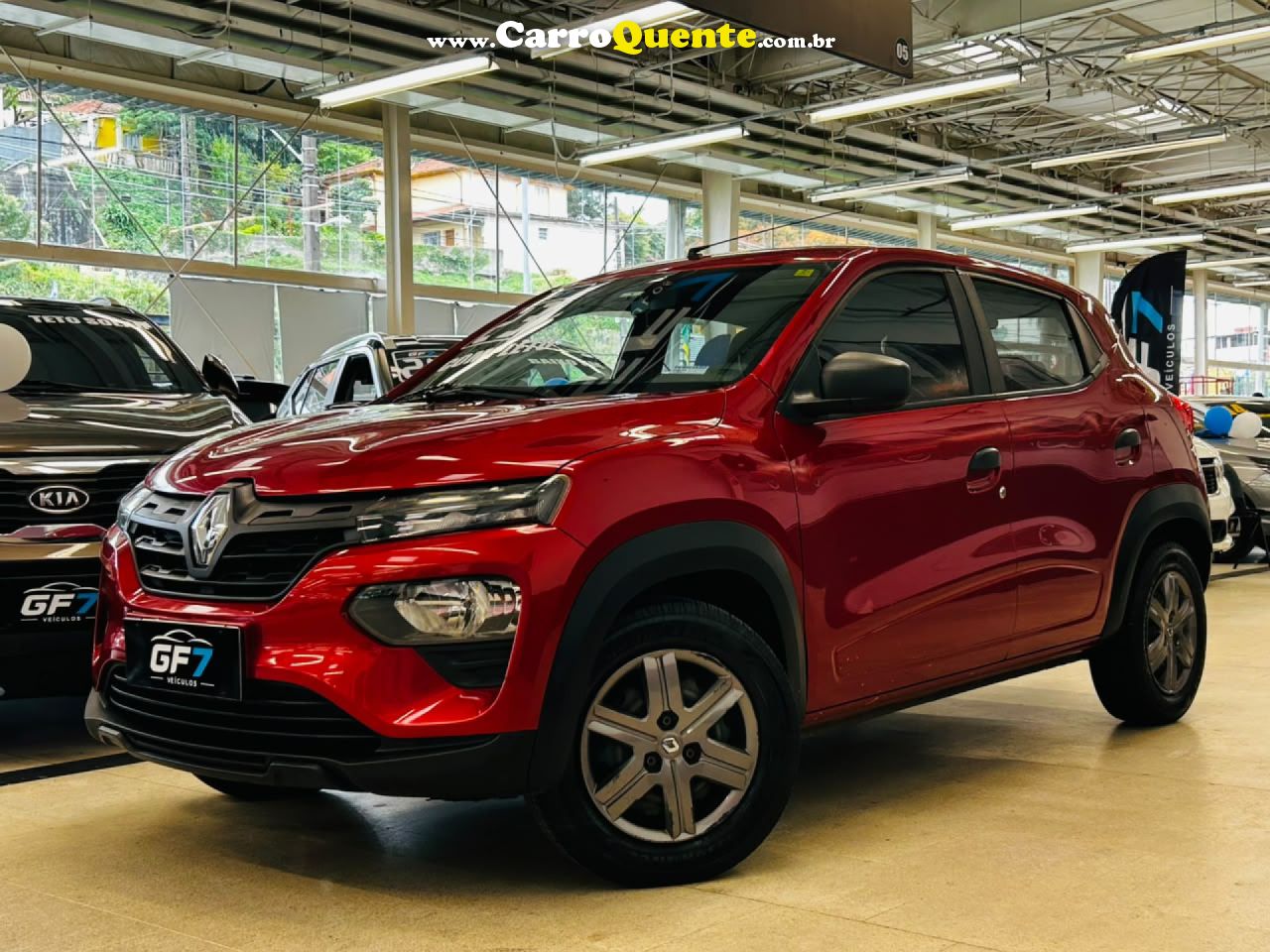 RENAULT   KWID ZEN 1.0 FLEX 12V 5P MEC.   VERMELHO 2023 1.0 FLEX - Loja