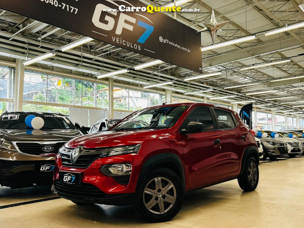 RENAULT   KWID ZEN 1.0 FLEX 12V 5P MEC.   VERMELHO 2023 1.0 FLEX - Loja