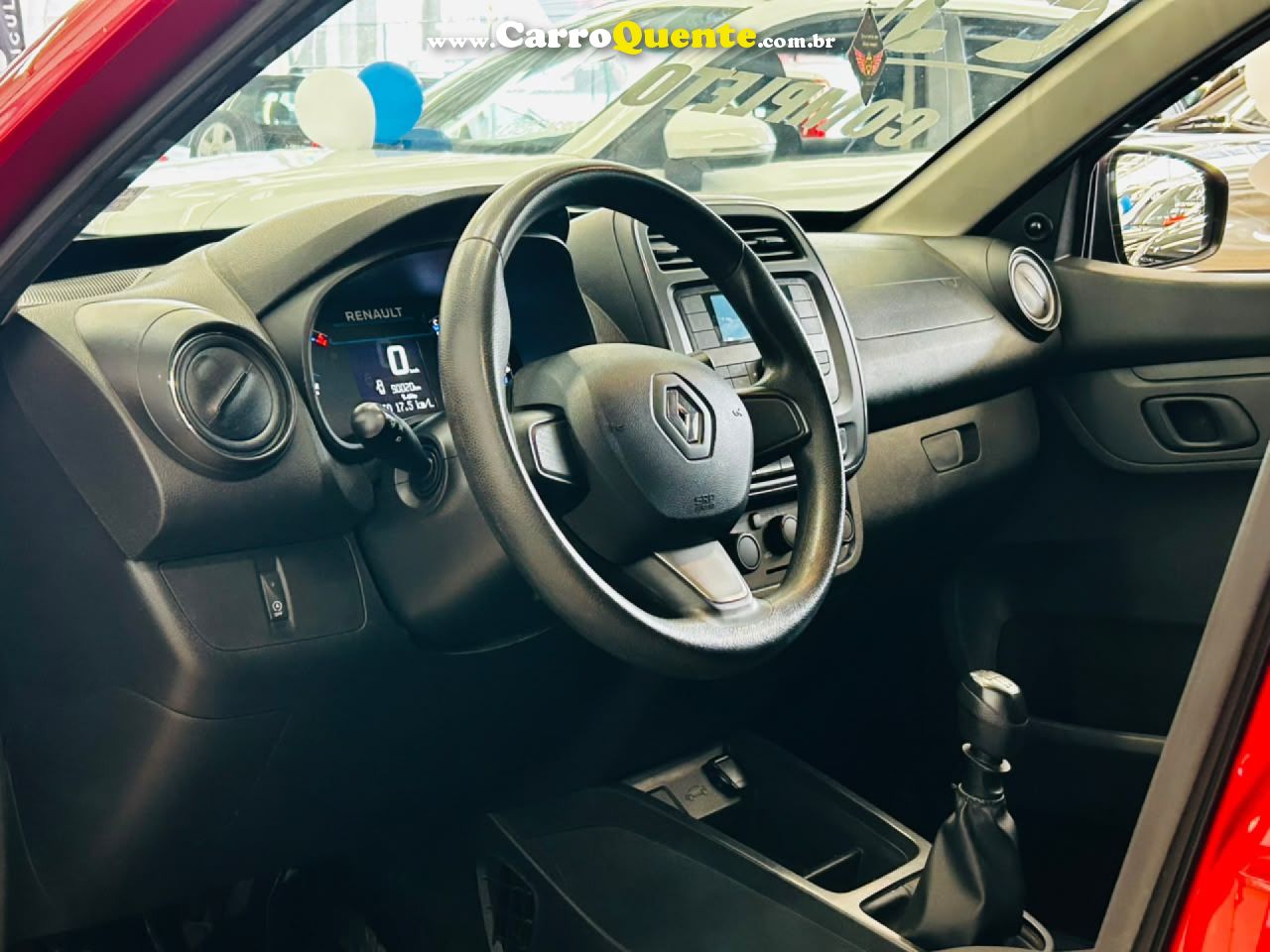 RENAULT   KWID ZEN 1.0 FLEX 12V 5P MEC.   VERMELHO 2023 1.0 FLEX - Loja