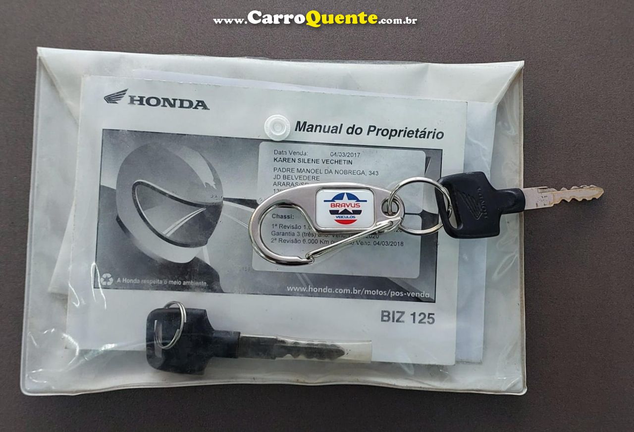 HONDA   BIZ 125125I FLEX   AZUL 2017 125 FLEX - Loja