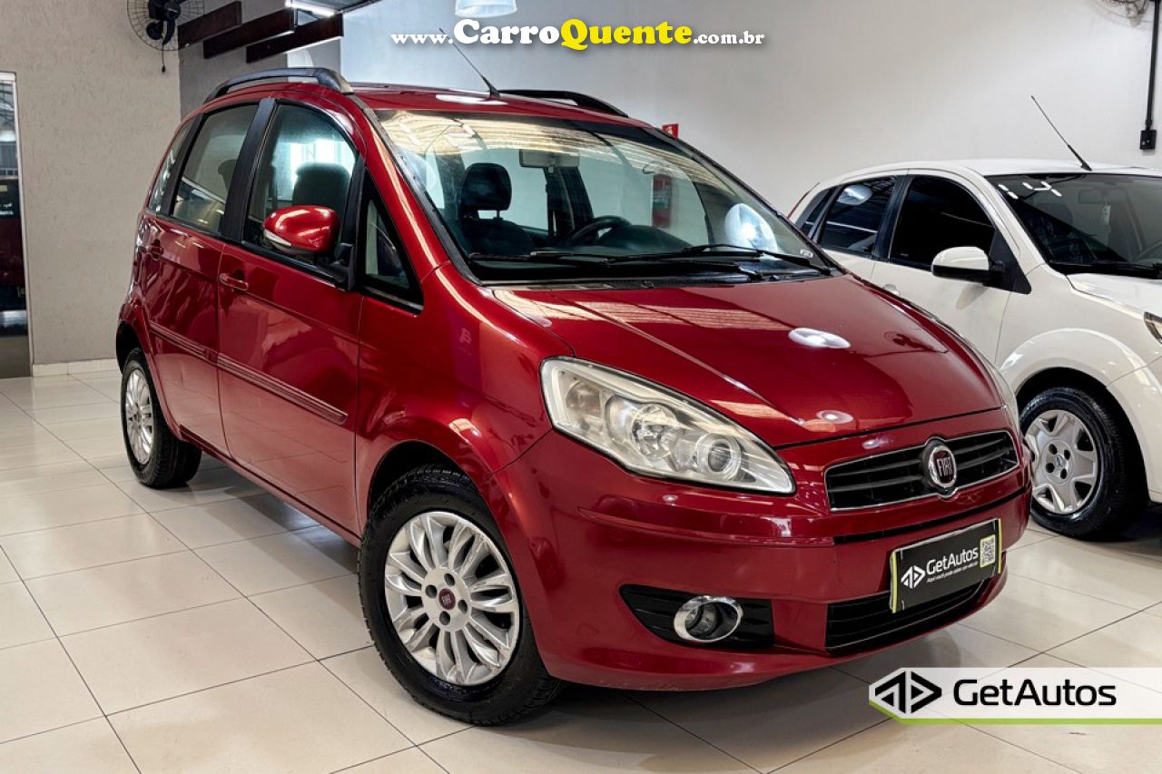 FIAT   IDEA ATTRACTIVE 1.4 FIRE FLEX 8V 5P   VERMELHO 2012 1.4 FLEX - Loja