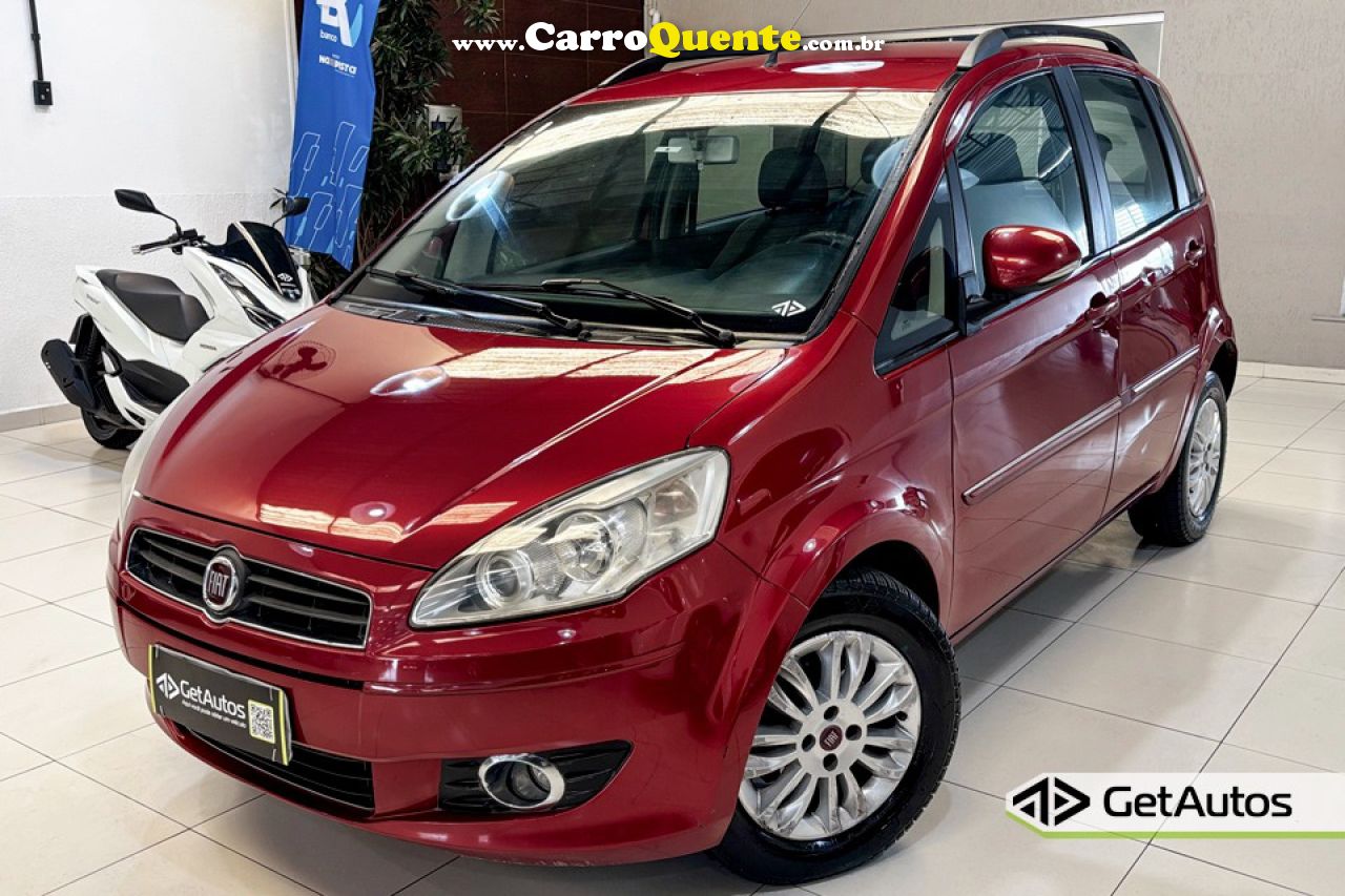 FIAT   IDEA ATTRACTIVE 1.4 FIRE FLEX 8V 5P   VERMELHO 2012 1.4 FLEX - Loja