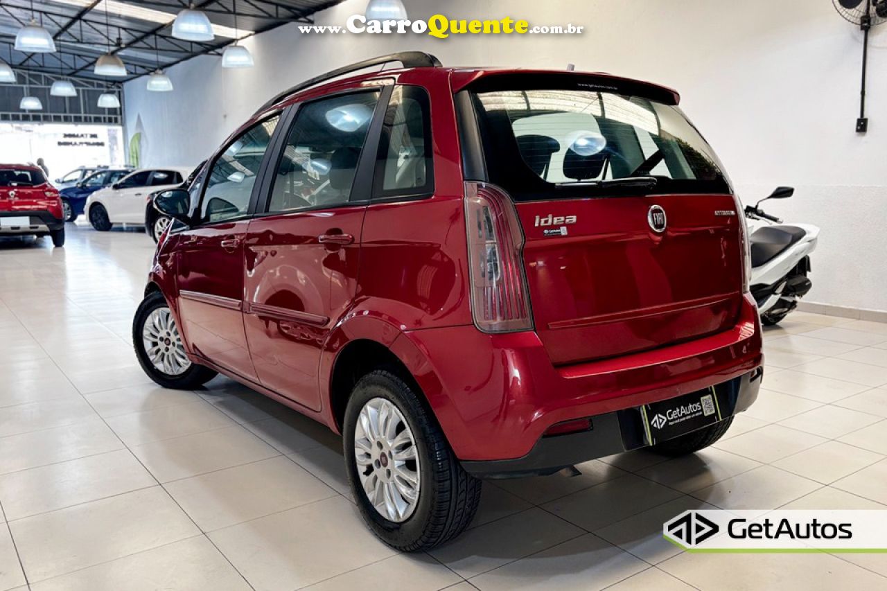 FIAT   IDEA ATTRACTIVE 1.4 FIRE FLEX 8V 5P   VERMELHO 2012 1.4 FLEX - Loja