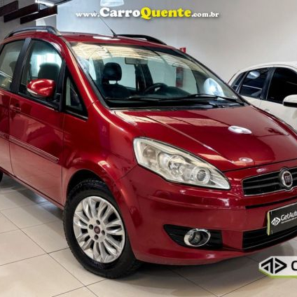 FIAT   IDEA ATTRACTIVE 1.4 FIRE FLEX 8V 5P   VERMELHO 2012 1.4 FLEX