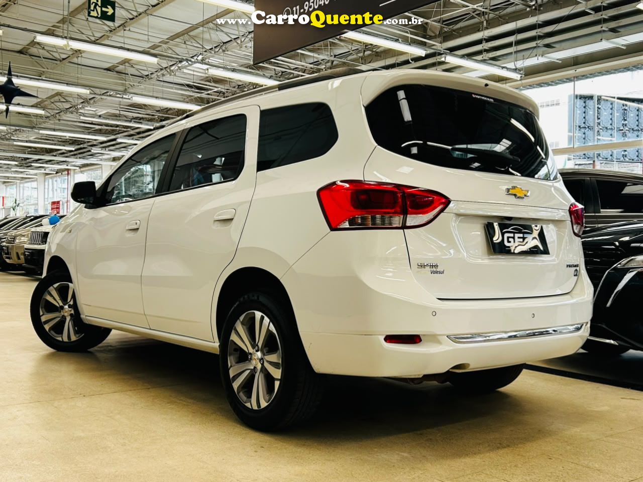 CHEVROLET   SPIN PREMIER 1.8 8V ECONO.FLEX 5P AUT.   BRANCO 2022 1.8 FLEX - Loja