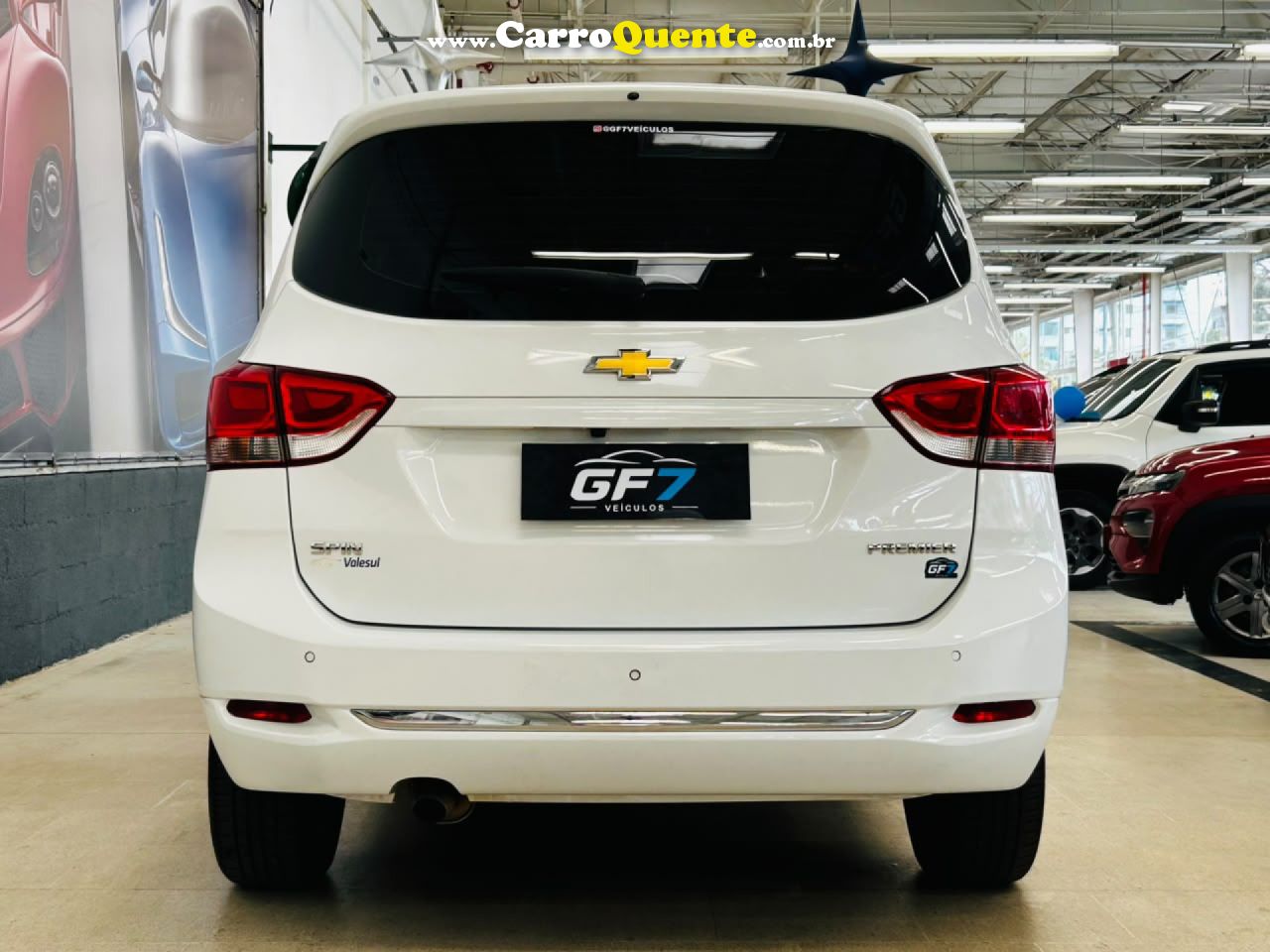 CHEVROLET   SPIN PREMIER 1.8 8V ECONO.FLEX 5P AUT.   BRANCO 2022 1.8 FLEX - Loja