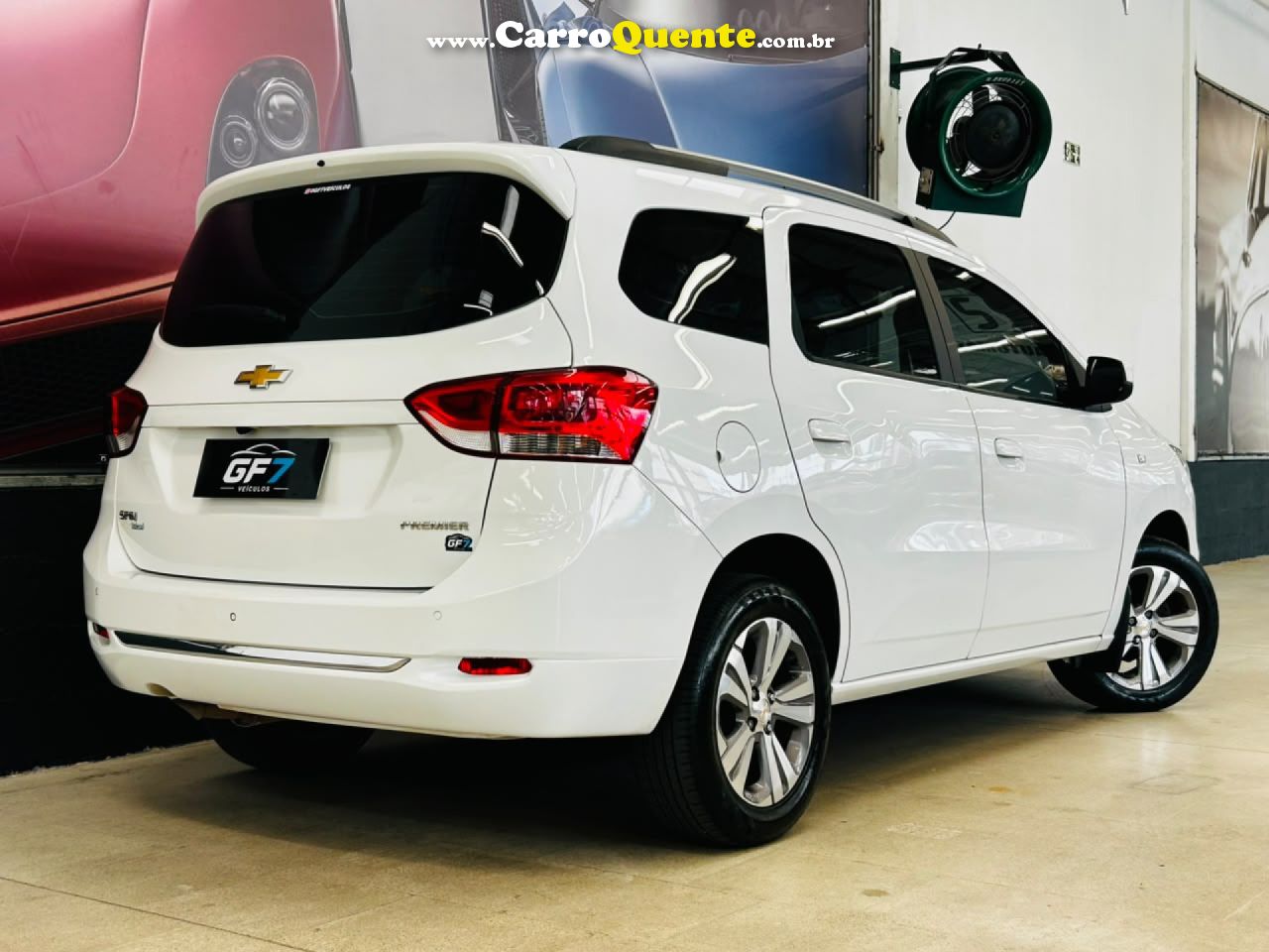 CHEVROLET   SPIN PREMIER 1.8 8V ECONO.FLEX 5P AUT.   BRANCO 2022 1.8 FLEX - Loja