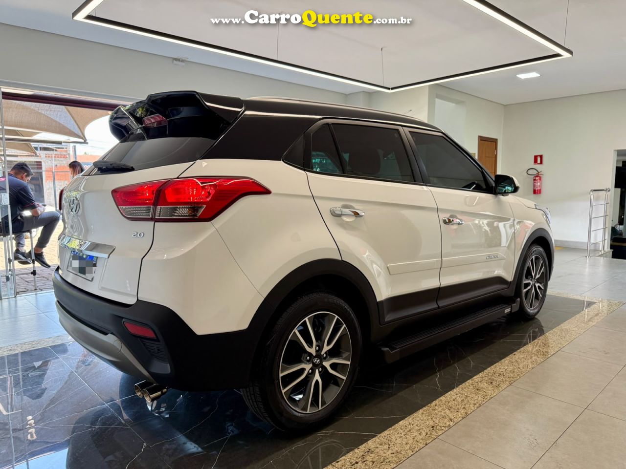 HYUNDAI   CRETA PRESTIGE 2.0 16V FLEX AUT.   BRANCO 2019 2.0 FLEX - Loja