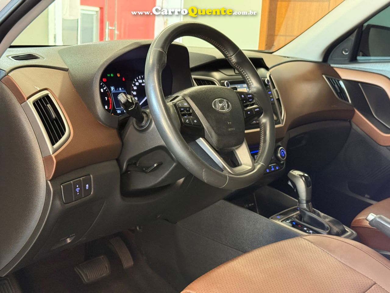 HYUNDAI   CRETA PRESTIGE 2.0 16V FLEX AUT.   BRANCO 2019 2.0 FLEX - Loja