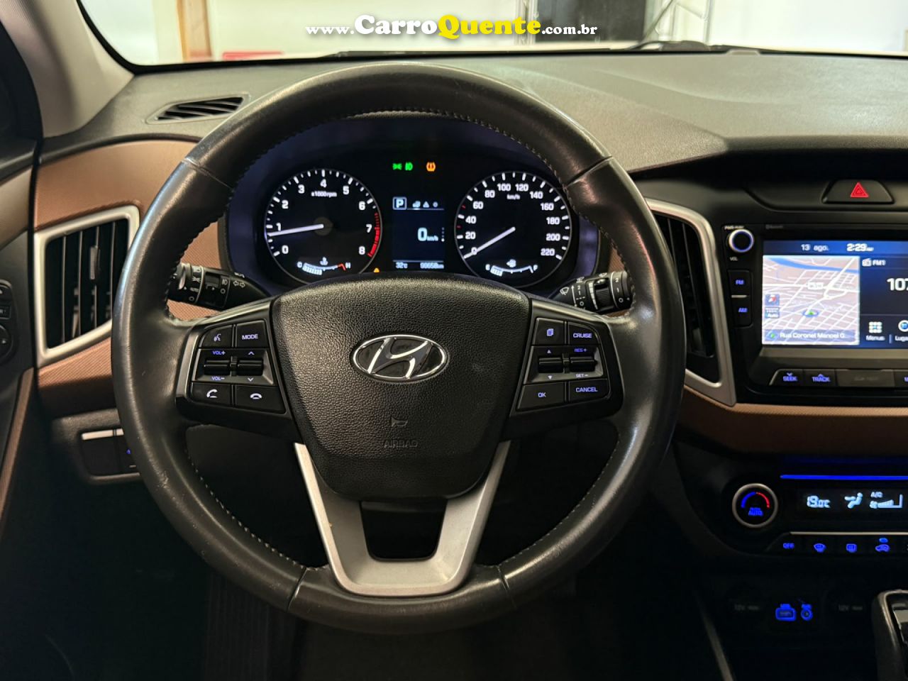 HYUNDAI   CRETA PRESTIGE 2.0 16V FLEX AUT.   BRANCO 2019 2.0 FLEX - Loja