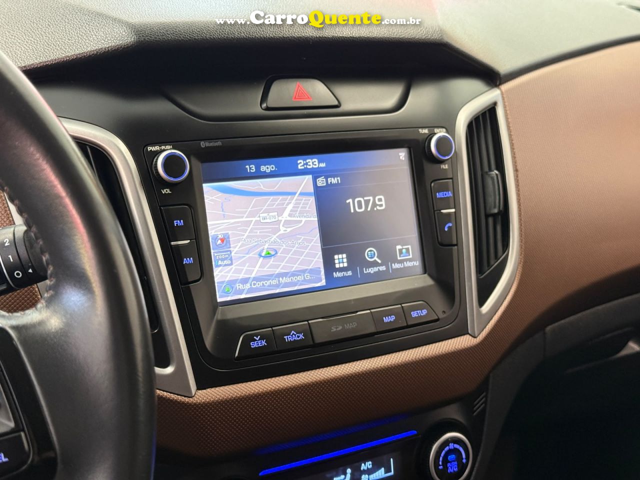 HYUNDAI   CRETA PRESTIGE 2.0 16V FLEX AUT.   BRANCO 2019 2.0 FLEX - Loja