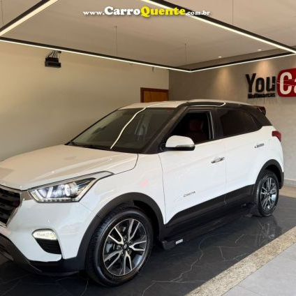 HYUNDAI   CRETA PRESTIGE 2.0 16V FLEX AUT.   BRANCO 2019 2.0 FLEX