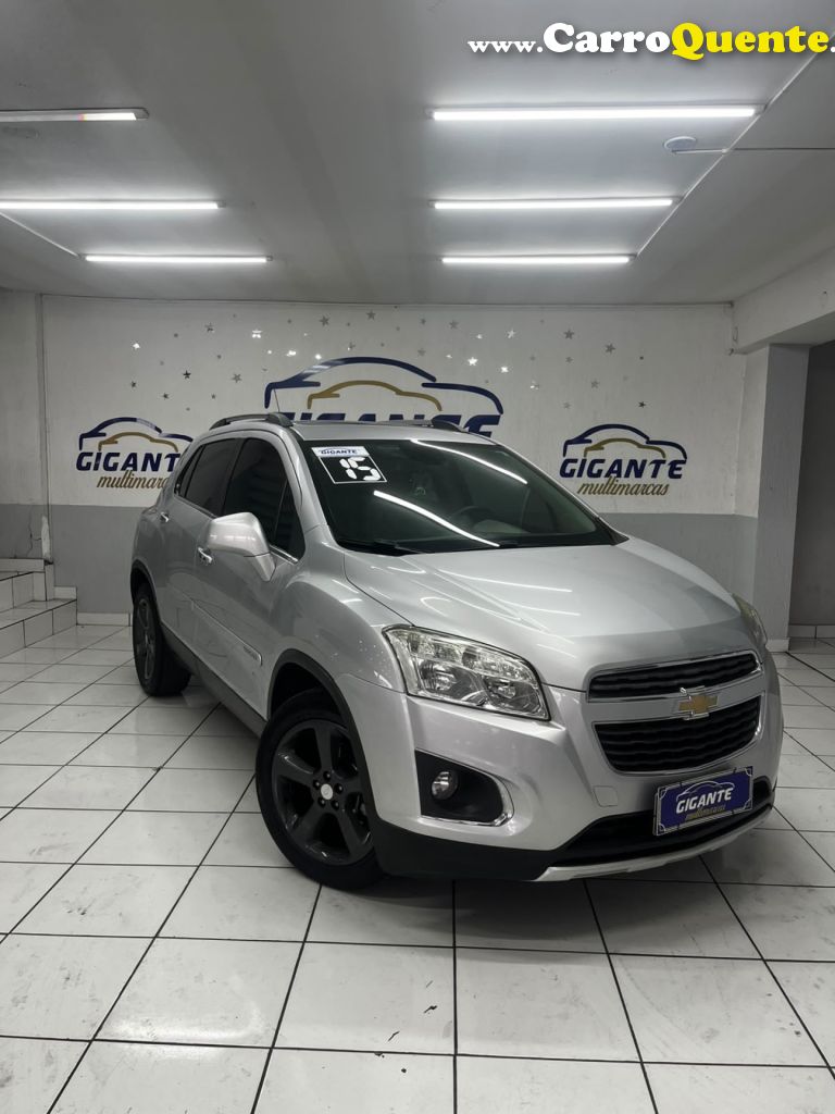 CHEVROLET   TRACKER LTZ 1.8 16V FLEX 4X2 AUT.   PRATA 2015 1.8 FLEX - Loja