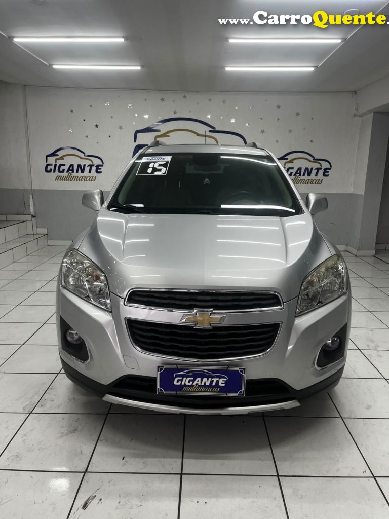 CHEVROLET   TRACKER LTZ 1.8 16V FLEX 4X2 AUT.   PRATA 2015 1.8 FLEX - Loja