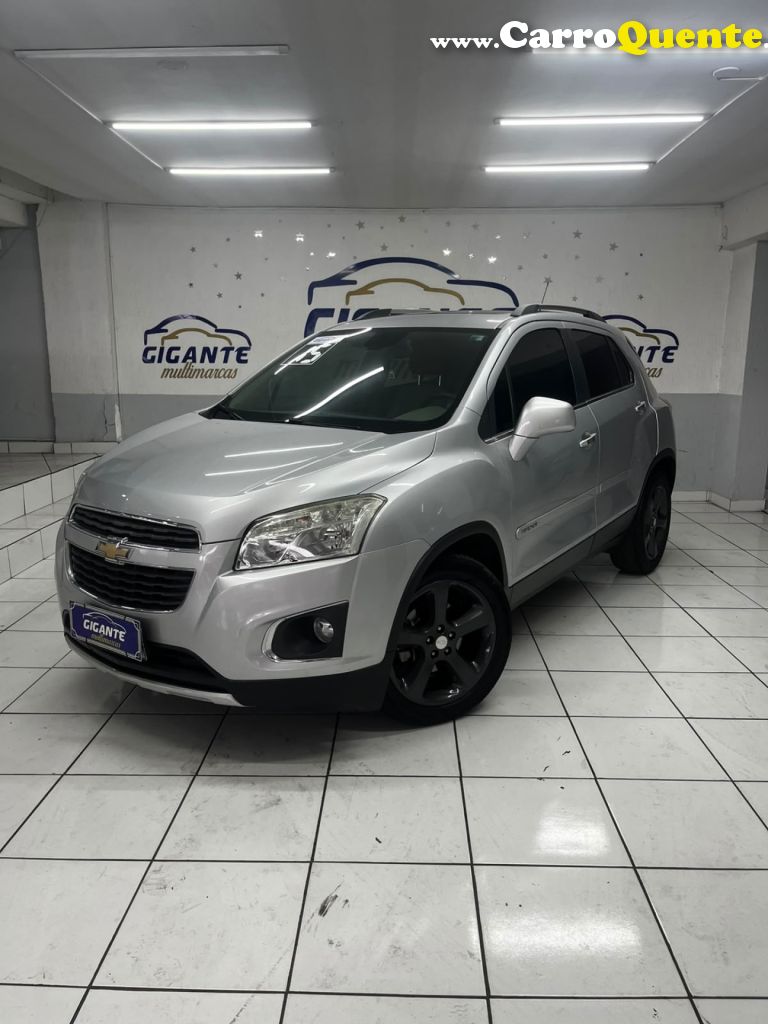 CHEVROLET   TRACKER LTZ 1.8 16V FLEX 4X2 AUT.   PRATA 2015 1.8 FLEX - Loja