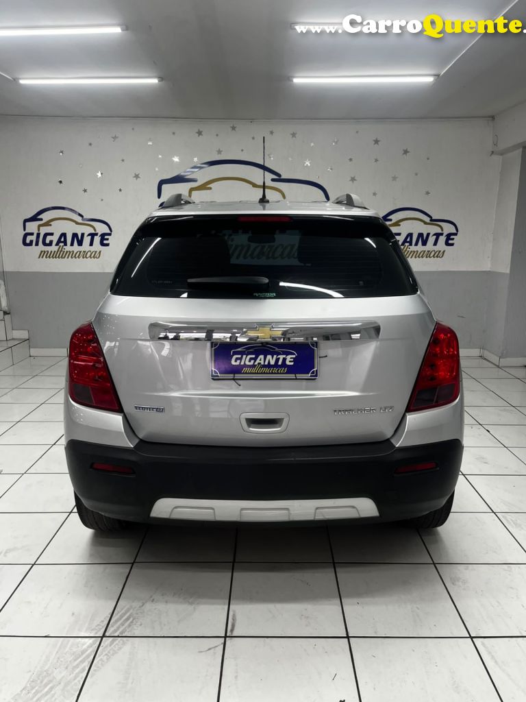 CHEVROLET   TRACKER LTZ 1.8 16V FLEX 4X2 AUT.   PRATA 2015 1.8 FLEX - Loja