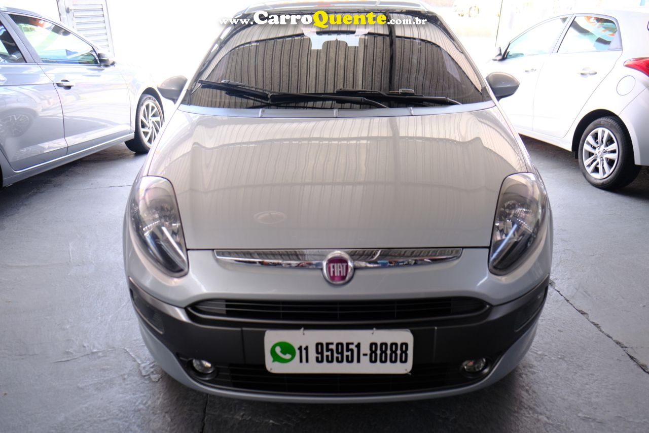 FIAT   PUNTO ESSENCE DUALOGIC 1.6 FLEX 16V 5P   PRATA 2014 1.6 FLEX - Loja